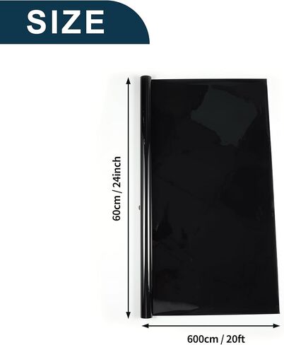 Nano Ceramic Car Window Tint Film VLT 60% IRR 35% UVR 55% Blue 20ft x 24inch Privacy Film 2mil PET 1 Pc in Saudi Arabia