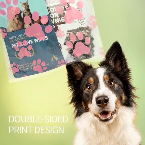 سيلا 80 قطعة من أكياس الهدايا البلاستيكية المطبوعة بمخالب الكلب، أكياس هدايا للكلاب مقاس 9 × 12 بوصة لتفضلات حفلات أعياد ميلاد الكلاب، وبيع الهدايا المصنوعة منزليًا وتغليف التجزئة للأعمال (وردي شفاف) in Kuwait