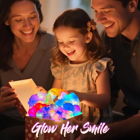 8 قطع من ربطات الشعر المضيئة، 3 أوضاع للتوهج، إكسسوارات شعر للنساء والفتيات، لوازم الحفلات المتوهجة في الظلام لحفلات أعياد الميلاد والحفلات الموسيقية in Kuwait