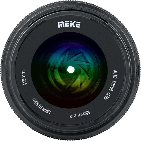 Meike 85mm F1.8 التركيز التلقائي المتوسط ​​المقربة STM (محرك متدرج) عدسة صورة كاملة الإطار متوافقة مع كاميرات Sony E-Mount عديمة المرآة A7 A7R A74 A7R4 A7C A7III A7RII A7RIII A7SIII A7SII A9، إلخ in Saudi Arabia