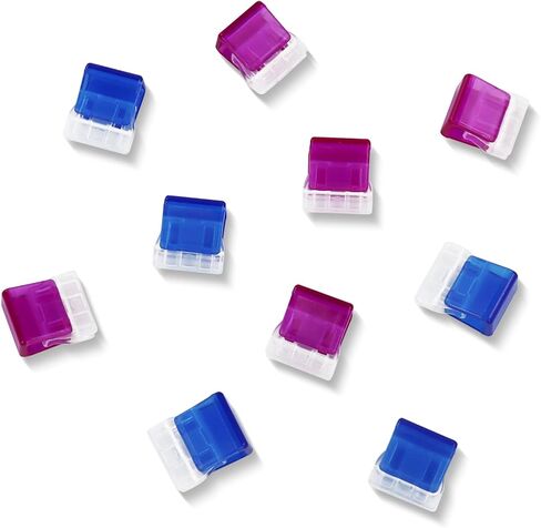 10Pcs Paper Clips, Plastic Binder Clips Paperclips with Multiple Colors, Portable Paper Clamps for Organizing Office Document in Saudi Arabia