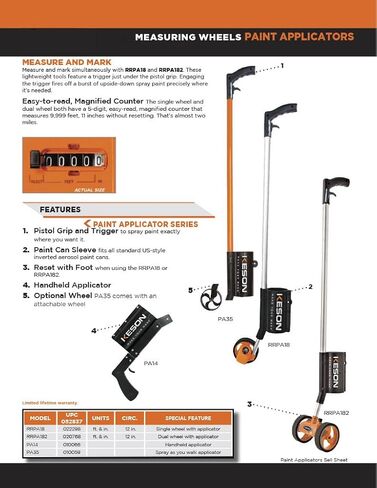 عصا تحديد الطلاء كيسون PA35، أسود in Kuwait
