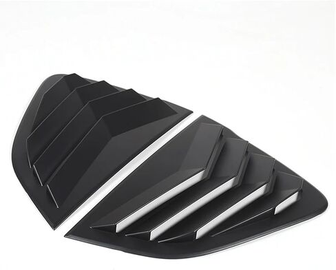 Compatible with Mazda MX-5 ND 2016-23 ABS Matt Black Car Rear Window Triangle Deflector Cover Trim Sticker Car Accessories (Hardtop Version)(Matte Black) in Saudi Arabia