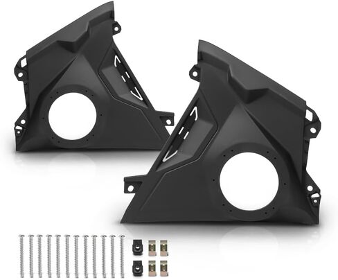 لوحات سماعات ANDPLAY Front Dash مقاس 6.5 بوصة متوافقة مع جميع الموديلات Can-Am Maverick R 2024+، تناسب Can-Am Maverick R Max 2025+ أسود in Saudi Arabia