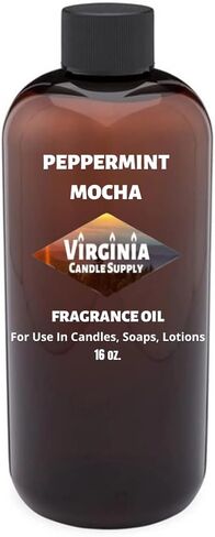 Peppermint Mocha Fragrance Oil (16 oz Bottle) for Candle Making, Soap Making, Tart Making, Room Sprays, Lotions, Car Fresheners, Slime, Bath Bombs, Warmers in Saudi Arabia