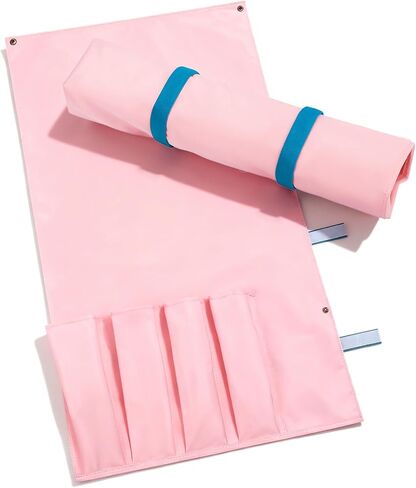 1 Pcs Mahjong Bags Protective Sleeve for Mahjong Racks and Pushers Tile Bag Accessory 20 Inch, Empty Mah Jong Bag Only (Pink) in Saudi Arabia