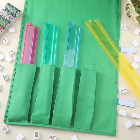 1 Pcs Mahjong Bags Protective Sleeve for Mahjong Racks and Pushers Tile Bag Accessory 20 Inch, Empty Mah Jong Bag Only (Pink) in Saudi Arabia