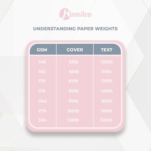 Hamilco Cream Colored Cardstock Thick Paper - 8 1/2 x 11" Heavy Weight 100 lb Cover Card Stock for Printer - 50 Pack in Kuwait