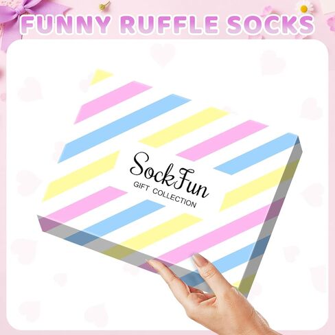 جوارب Sockfun للأطفال المكشكشة، جوارب دانتيل مكشكشة لحديثي الولادة للفتيات الصغيرات in Saudi Arabia