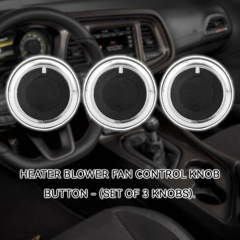 AC Control Knob Replacement Toyota Tacoma 2005-2015, 3PCS A/C or Fan Control Switch Knob Button for HVAC Heater Blower Air Conditioning Compatible with Toyota Tacoma Accessories in Saudi Arabia