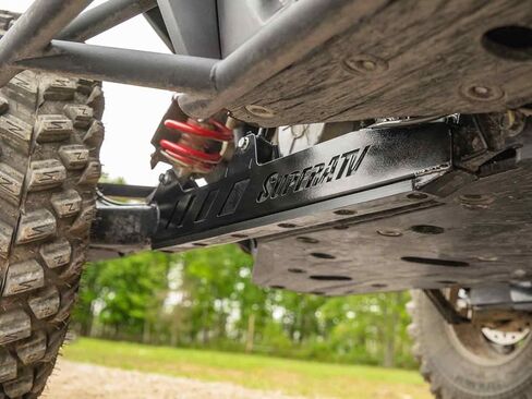 واقيات ذراع السحب الخلفية شديدة التحمل من SuperATV لـ Polaris RZR XP 1000 / XP 4 1000 (2014-2023) - أسود | إنشاءات الألمنيوم | مصممة لأذرع OEM الزائدة | تصميم أنيق | صنع في الولايات المتحدة الأمريكية in Saudi Arabia