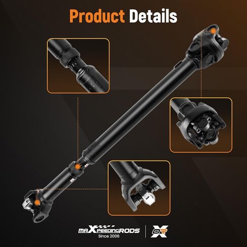 مجموعة عمود الدفع الأمامي 32.15 بوصة من maXpeedingrods لسيارة Jeep Cherokee 1987-2001، Comanche 1987-1992، Wagoneer 1987-1990، استبدال ناقل الحركة الأوتوماتيكي 4WD # 53005542 938128 in Kuwait