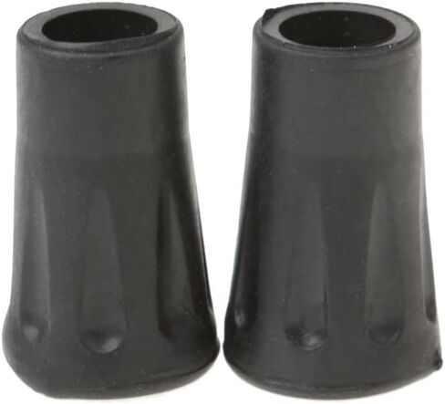 4 Pcs Replacement Rubber Tips End for Hiking Stick Walking Trekking Poles 4Cm - (Color: Black) in Saudi Arabia