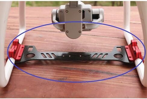 Camera Protection Stand Tripod Gimbal Lens Protection Board Carbon Fiber Anti-Collision clamp - (Color: 1 Set) in Saudi Arabia