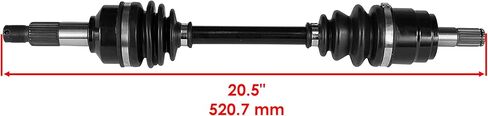 Caltric Front Left Cv Joint Axle Compatible with Honda Trx500Fm Foreman Rubicon 500 4X4 2014-2019 in Saudi Arabia