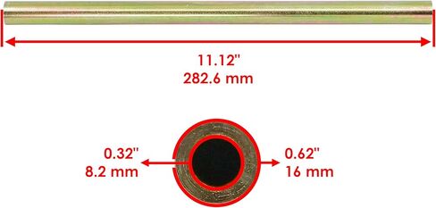 Caltric 5139929 A Arm Shaft Compatible with Polaris Sportsman 450 2016-2020/570 2016-2023 / ACE 500 2017-2019 in Saudi Arabia