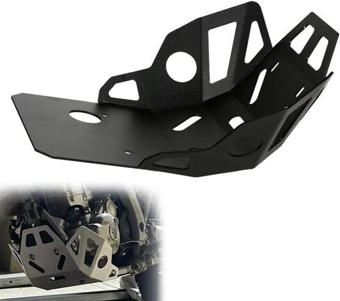 لوحة انزلاقية أمامية للمحرك السفلي تحت غطاء واقي الطين متوافق مع YAMAHA WR250X WR250R 2008-2020 (فضي) in Saudi Arabia