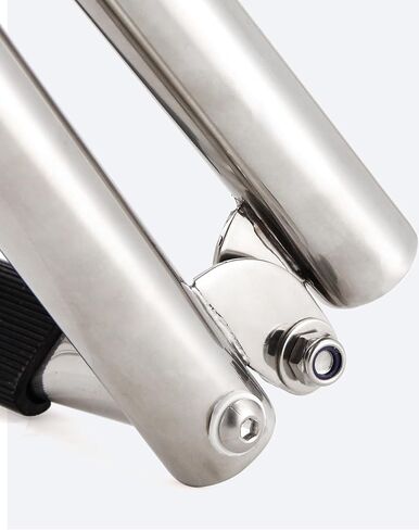 سلم قارب عائم بـ 4 خطوات، سلم خلفي قابل للطي من الفولاذ المقاوم للصدأ قابل للطي، سلم داخلي عالي التحمل مخصص للسباحة مع سلم درابزين يدوي بدواسة (سلم ذو 4 خطوات) in Kuwait