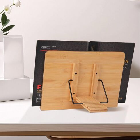MEGREZ Book Stand for Reading, Book Display Stand, Book Holder Cook Book Stand for Kitchen Counter, Adjustable Book Stand for Textbook/Tablet, You Have My Heart, 11 x 8.1 inches in Saudi Arabia