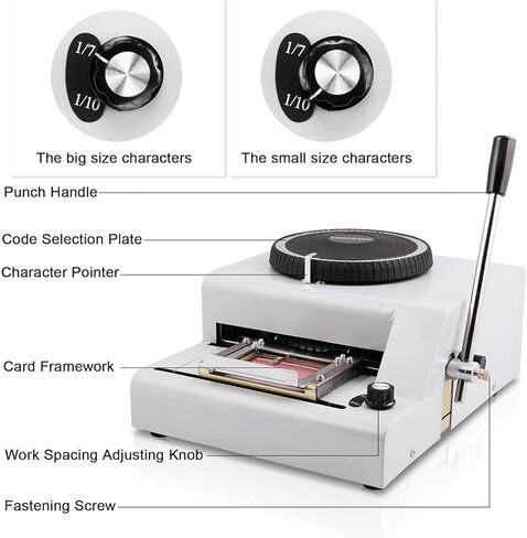 Metal Stainless Steel Stamping Machine for DIY Dog Tags, Military Embossing and Letter Stamping in Saudi Arabia