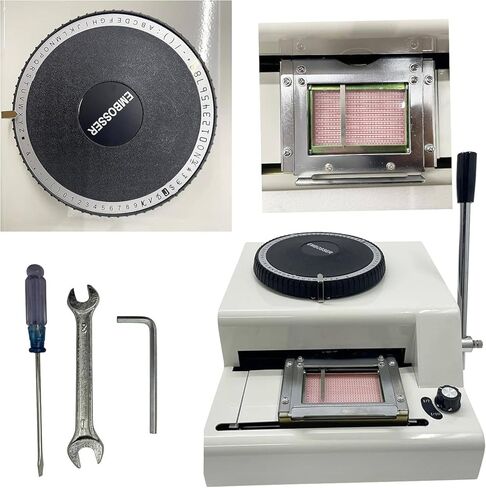 Metal Stainless Steel Stamping Machine for DIY Dog Tags, Military Embossing and Letter Stamping in Saudi Arabia