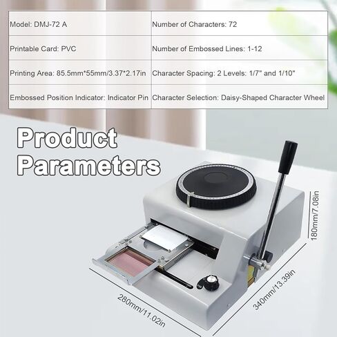 Coder Manual Stamping Metal Stainless Steel Stamping Code,Number of Embossed Lines: 1-12 Lines,Contains 72 Characters,for DIY Stall Personalized Production in Saudi Arabia