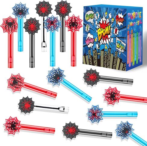 24PCS Bubble Wand for Party Favors Decorations Supplies Classroom Prizes Valentines Easter Halloween Christmas Bags Basket Stuffers Gifts in Saudi Arabia