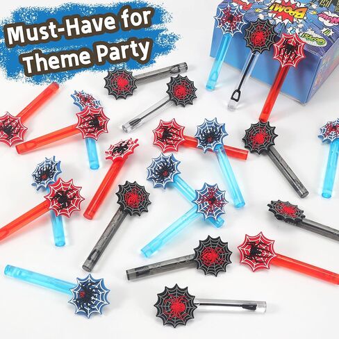 24PCS Bubble Wand for Party Favors Decorations Supplies Classroom Prizes Valentines Easter Halloween Christmas Bags Basket Stuffers Gifts in Saudi Arabia
