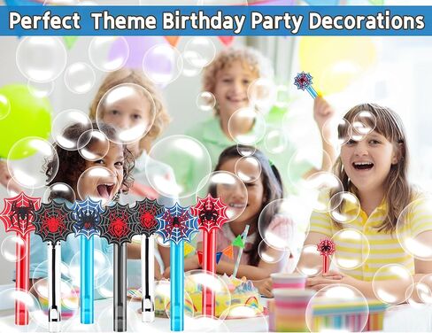 24PCS Bubble Wand for Party Favors Decorations Supplies Classroom Prizes Valentines Easter Halloween Christmas Bags Basket Stuffers Gifts in Saudi Arabia