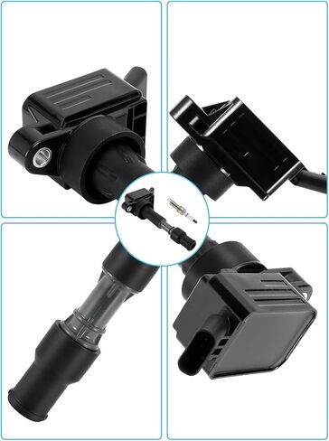 Set of 4 UF816 Ignition Coil Pack & Spark Plugs (2.0L ONLY) For Hyundai Elantra 2017-2020,Kona 2018-2021,Sonata 2016-2019,Veloster 2019-2021; For Kia Forte Optima 2017-2020,Soul 2020-2022 in Saudi Arabia