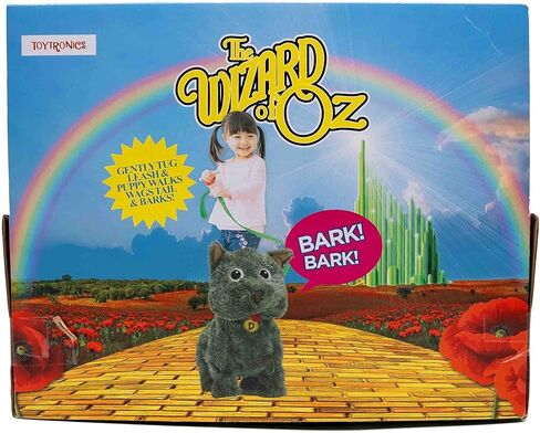 OZ الذكرى السنوية الـ 125 للمشي ينبح، كلب تفاعلي إلكتروني من القطيفة، يعمل مع أو بدون المقود، اسحب المقود بمجرد أن يمشي ينبح، ويهز ذيله. اسحب المقود مرة أخرى ويتوقف in Kuwait