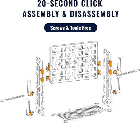 SDADI Giant 4-in-a-Row Game Set, Block-Style Connect Game with Adjustable Height & Tool-Free Assembly, Portable Family Yard Game for Indoor & Outdoor Fun (Cream) in Saudi Arabia