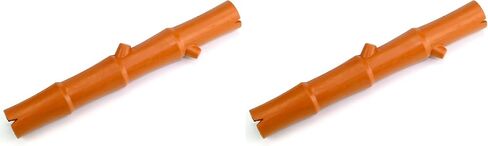 JW Pet Company Lucky Bamboo Stick Rubber Dog Toy, Large, Colors Vary in Saudi Arabia