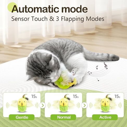 ألعاب القطط من ميجيباوز، لعبة القطط الصغيرة السحلية اللطيفة، يتم تنشيطها باللمس مع تعليق زقزقة النعناع البري أو مقبض يدوي لركل القطط في الأماكن المغلقة، قابلة لإعادة الشحن (برتقالية) in Kuwait