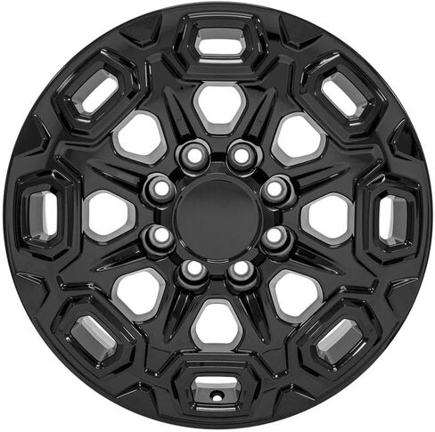 New Aluminum Alloy wheel 20 inch Rim Replica CV64B fits Chevrolet Silverado 2500/3500 20x8.5 Black 8-180 Bolt-pattern Offset 47 in Saudi Arabia