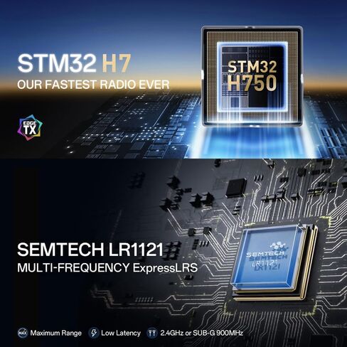 وحدة تحكم راديو RADIOMASTER TX15 Max 3.5 بوصة IPS تعمل باللمس ExpressLRS مع ميكروفون جيروسكوبي مدمج AG02 CNC Hall Gimbal (وضع FCC أحمر 2 مع 6200 مللي أمبير في الساعة) in Saudi Arabia