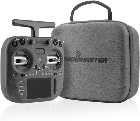 وحدة تحكم راديو RADIOMASTER TX15 Max 3.5 بوصة IPS تعمل باللمس ExpressLRS مع ميكروفون جيروسكوبي مدمج AG02 CNC Hall Gimbal (وضع FCC أحمر 2 مع 6200 مللي أمبير في الساعة) in Saudi Arabia