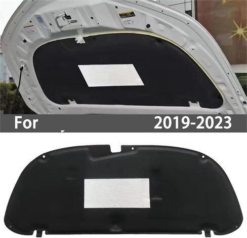 متوافق مع Toyota Corolla 2007 2013 2018 2021 سيارة عزل الصوت الحراري القطن غطاء المحرك الأمامي حصيرة جدار الحماية غطاء وسادة مميت الضوضاء (جميع الأسود 07-13) in Kuwait