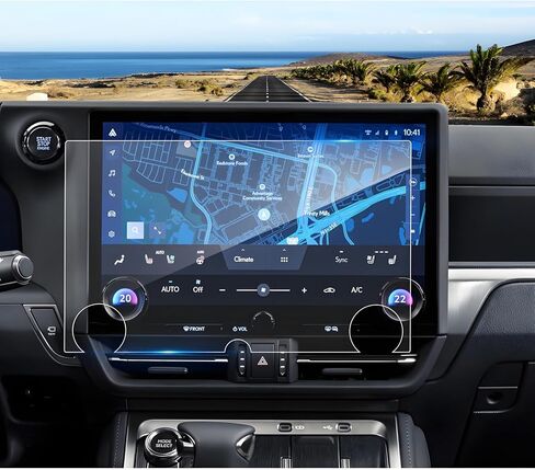 2019-2022 2023 Cherokee Screen Protector for Jeep Cherokee (Altitude LUX/Trailhawk) Uconnect® 8.4-inch Touchscreen Radio, 9H Tempered Glass 2023 2022 Cherokee Accessories HD Transparent 8.4" in Saudi Arabia