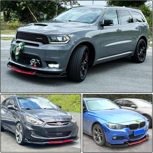 JMTBNO مصد الشفاه الأمامي، طقم جسم السيارة الأمامي المفسد متوافق مع Honda Civic Chevy Camaro VW Golf Infiniti G37 Mitsubishi Lancer Mercedes Benz in Kuwait