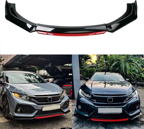 JMTBNO مصد الشفاه الأمامي، طقم جسم السيارة الأمامي المفسد متوافق مع Honda Civic Chevy Camaro VW Golf Infiniti G37 Mitsubishi Lancer Mercedes Benz in Kuwait