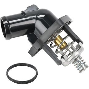 Engine Coolant Thermostat Housing Compatible with 2014-2020 Cadillac Escalade Chevy Silverado Corvette Suburban Tahoe GMC Sierra 1500 Yukon XL, Replacement for 15-11125 12599235 12674639 in Saudi Arabia