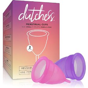 كوب الحيض السيليكون الناعم القابل لإعادة الاستخدام (أحمر، كبير (عبوة من 1)) in Kuwait