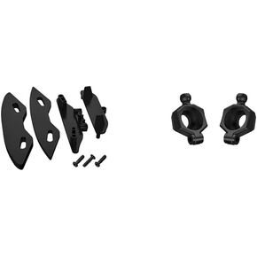 1Set Front Bumper Assembly Anti-Collision Component & 2Pcs Rear Wheel Seat Hub Carrier for SG 1603 SG 1604 SG1603 SG1604 - (Color: Black) in Saudi Arabia