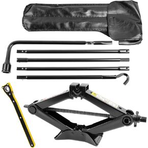 Spare Tire Repair Tool Kit for 2 Ton Car Tire Repair Kit fit Silverado/Sierra (2000-2014) with Spare Tire Jack Handle and Wheel Lug Wrench Emergency Kit，Replace 22969377 20782708 in Kuwait