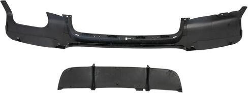 الناشر الخلفي لـ 2005-2012 3 Series E90 E91 E92 E93 M-Sport المصد الخلفي الشفة السفلية، أسود لامع، جانب واحد مزدوج الخارج in Kuwait