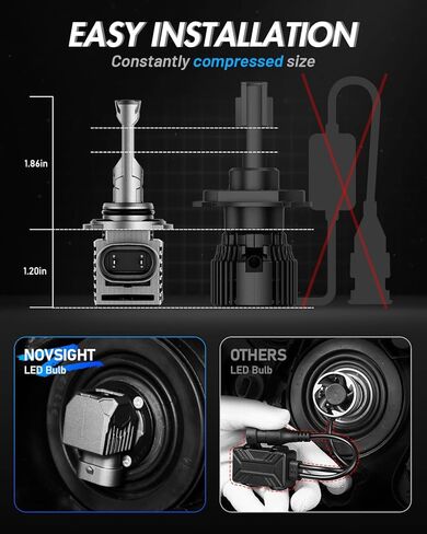 LED Lights for Car, NOVSIGHT Interior Car Lights 72 LED 16 Million Colors with APP and Remote Control Music Sync Color Change RGB, LED Lighting Kits for Car with Car Charger in Kuwait