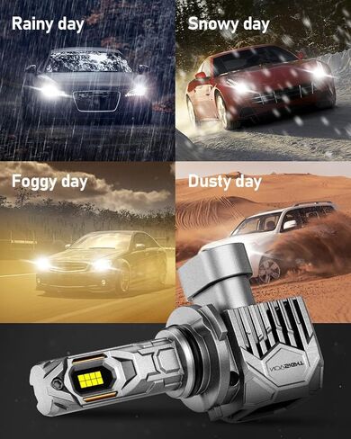 LED Lights for Car, NOVSIGHT Interior Car Lights 72 LED 16 Million Colors with APP and Remote Control Music Sync Color Change RGB, LED Lighting Kits for Car with Car Charger in Kuwait