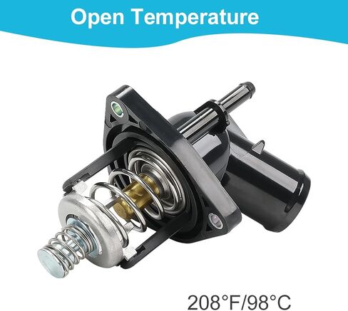 Engine Coolant Thermostat Housing Compatible with 2014-2020 Cadillac Escalade Chevy Silverado Corvette Suburban Tahoe GMC Sierra 1500 Yukon XL, Replacement for 15-11125 12599235 12674639 in Saudi Arabia