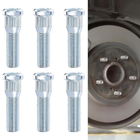 12 قطعة مسمار عجلة 1/2"-20 خيط UNF للمقطورة لمحاور ليبرت 3500 رطل لمحاور مقطورة Dexter 4400 رطل | مقاس 0.617 بوصة | رأس 0.77 بوصة | طول 2.2 بوصة| مسامير العجلات الثقيلة in Kuwait